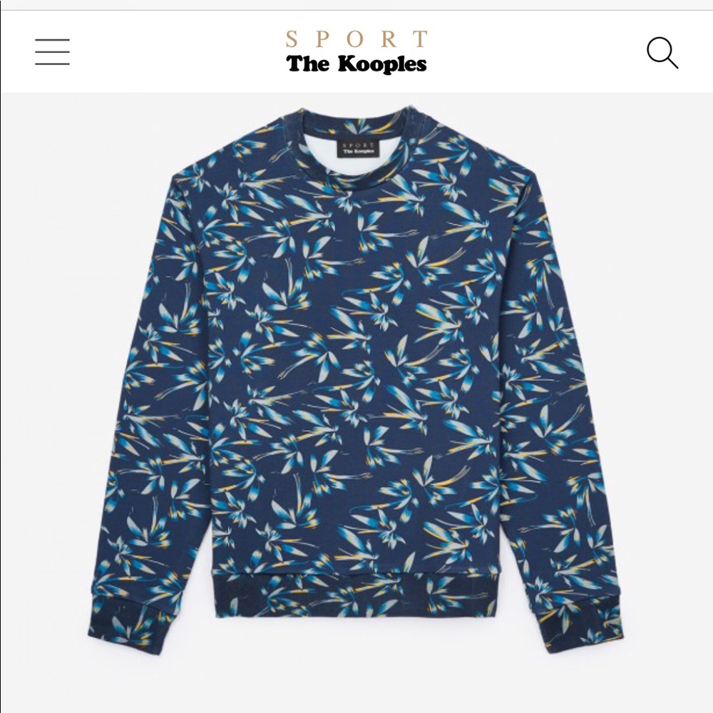The Kooples Flow Print Sweater
